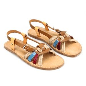 isabel marant etoile Jeana leather & rope sandals